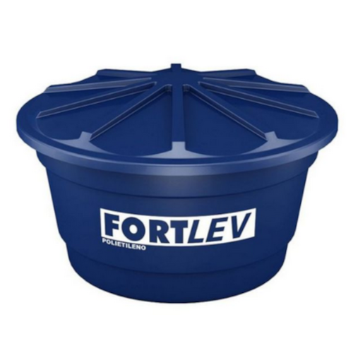 Caixa D'água de Fibra de Vidro Azul de 1.000L Fortlev